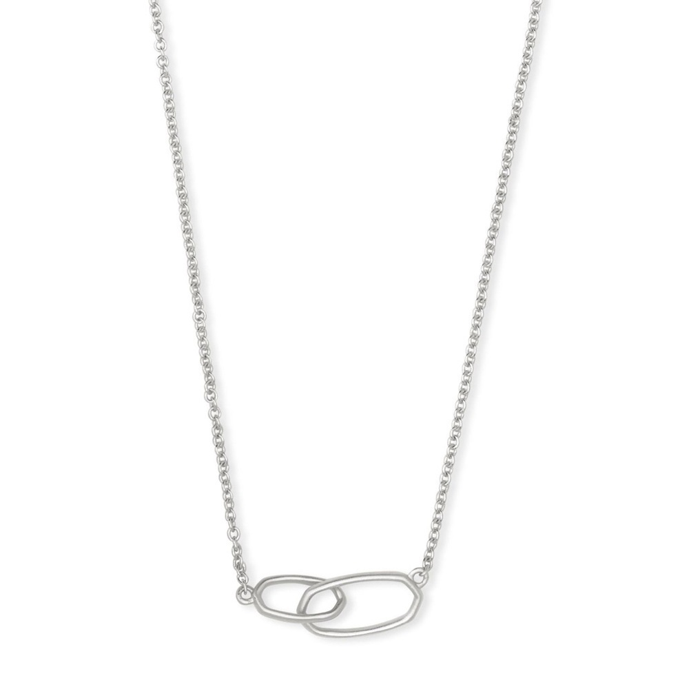 Kendra Scott Sawyer Rhodium Necklace